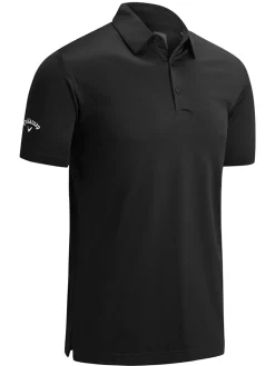 Callaway Shirts|SwingTech Solid Polo - Caviar