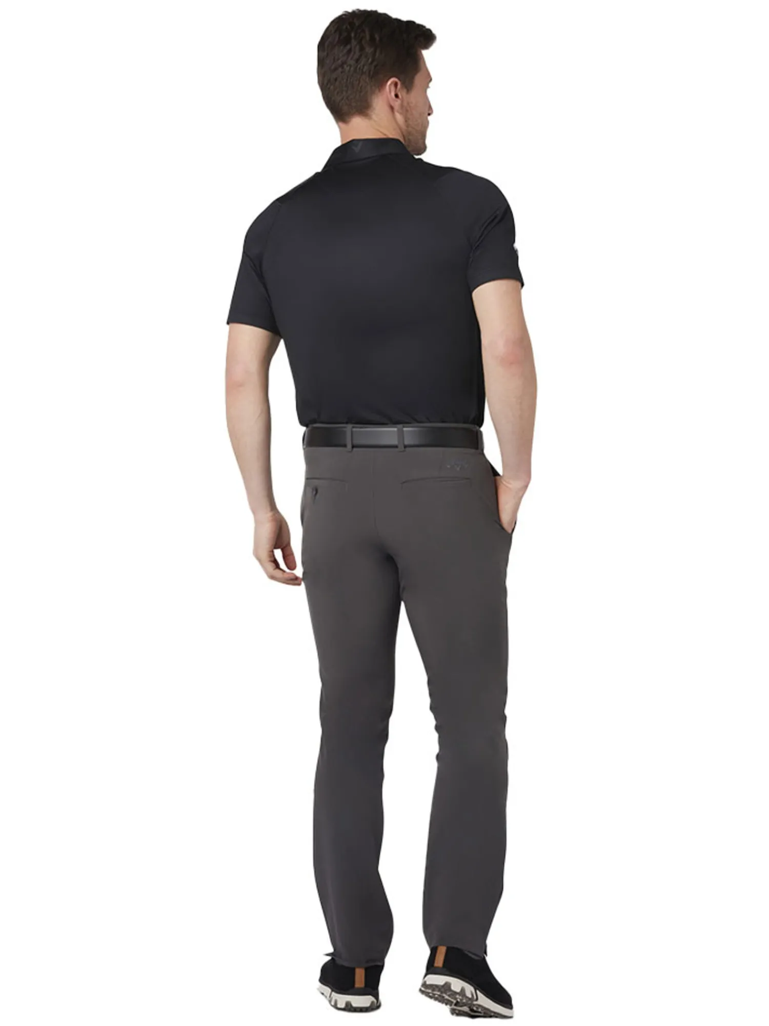 Callaway Shirts|SwingTech Solid Polo - Caviar