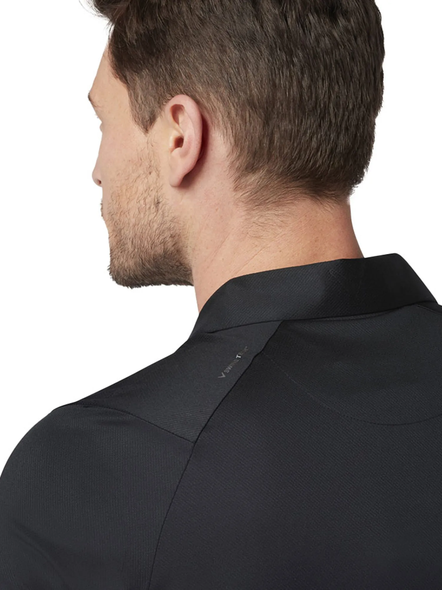 Callaway Shirts|SwingTech Solid Polo - Caviar