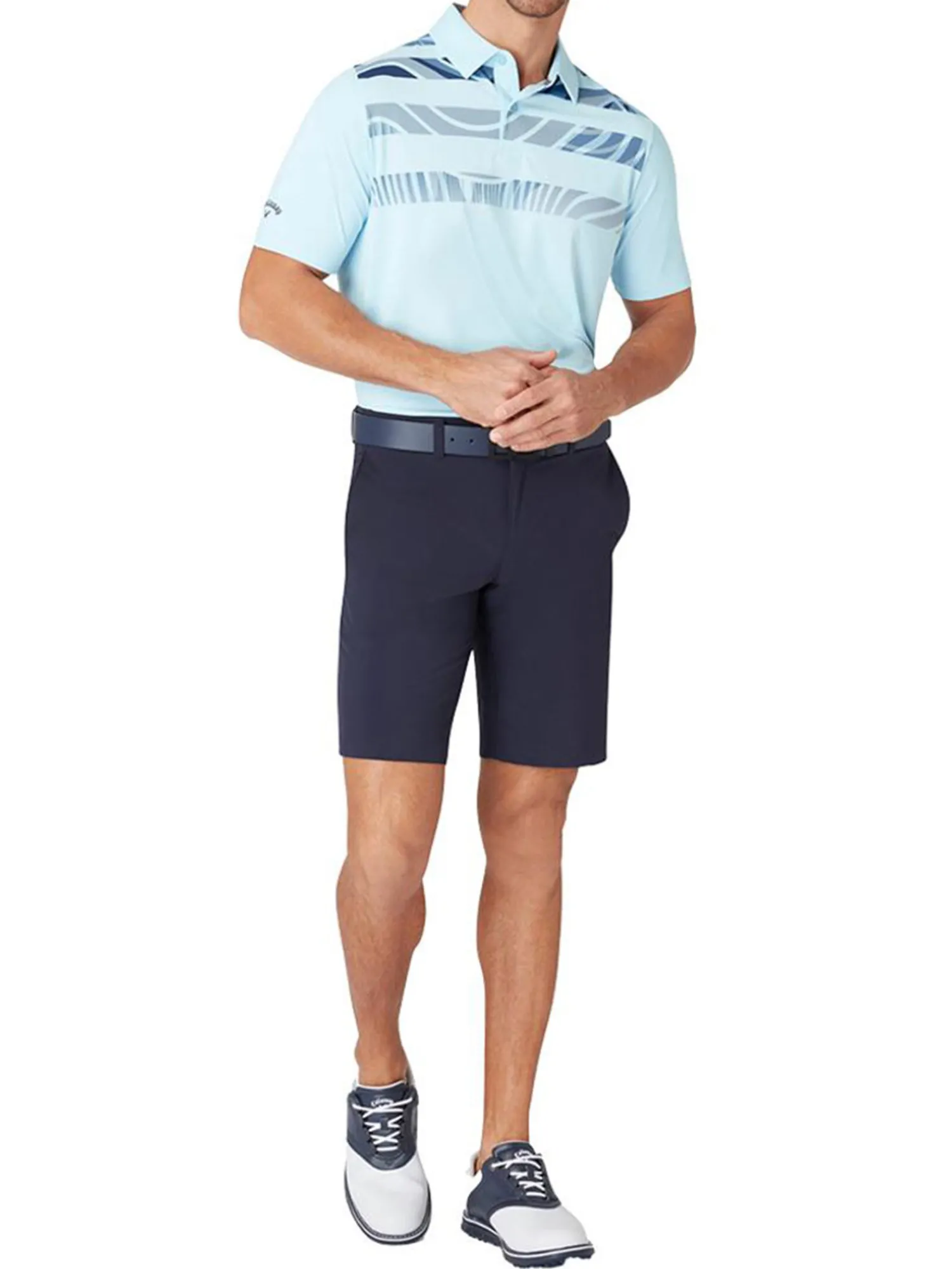 Callaway Shirts|Trippy Block Polo - Arctic Paradise