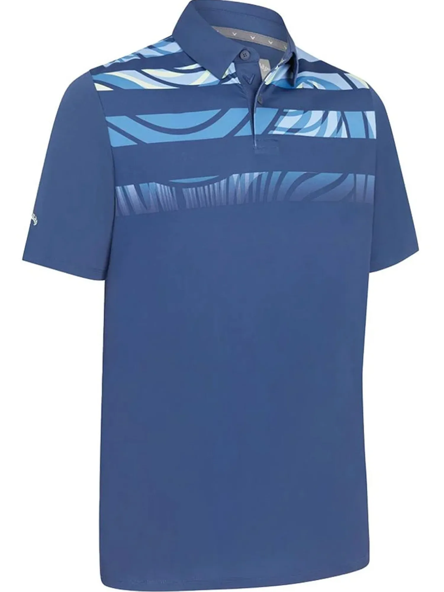 Callaway Shirts|Trippy Block Polo - Peacoat