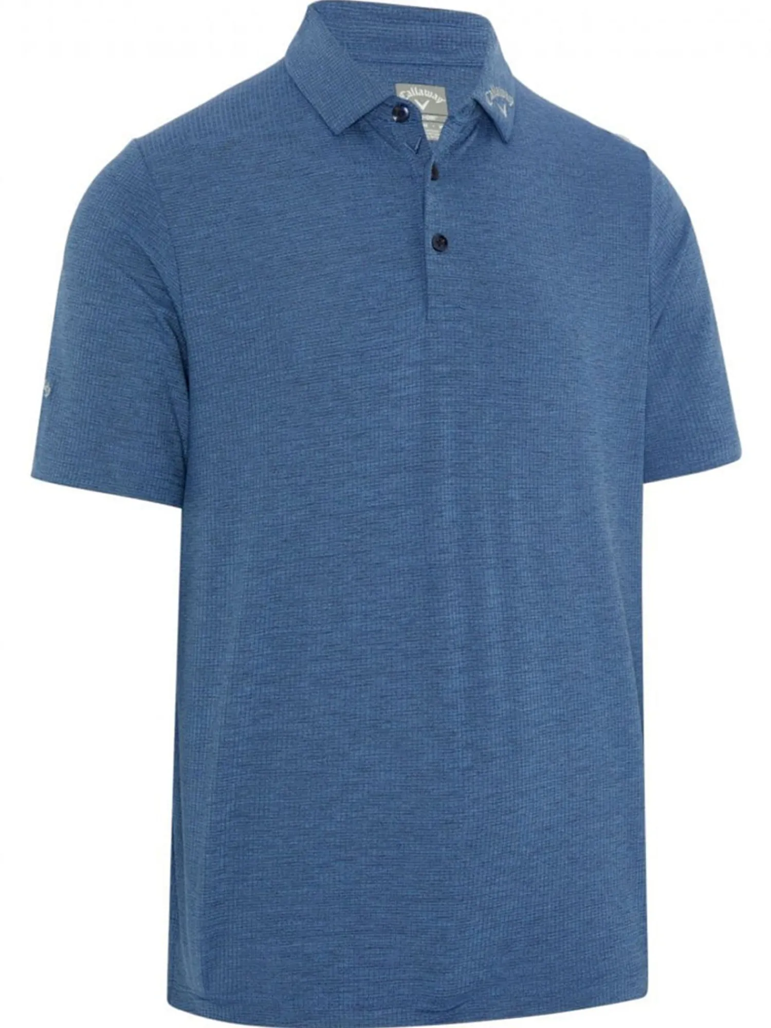 Callaway Shirts|Ventilated Classic Jacquard Golf Polo - Peacoat