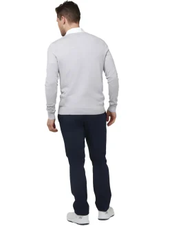 Callaway Jumpers|V-Neck Merino Sweater - Pearl Blue