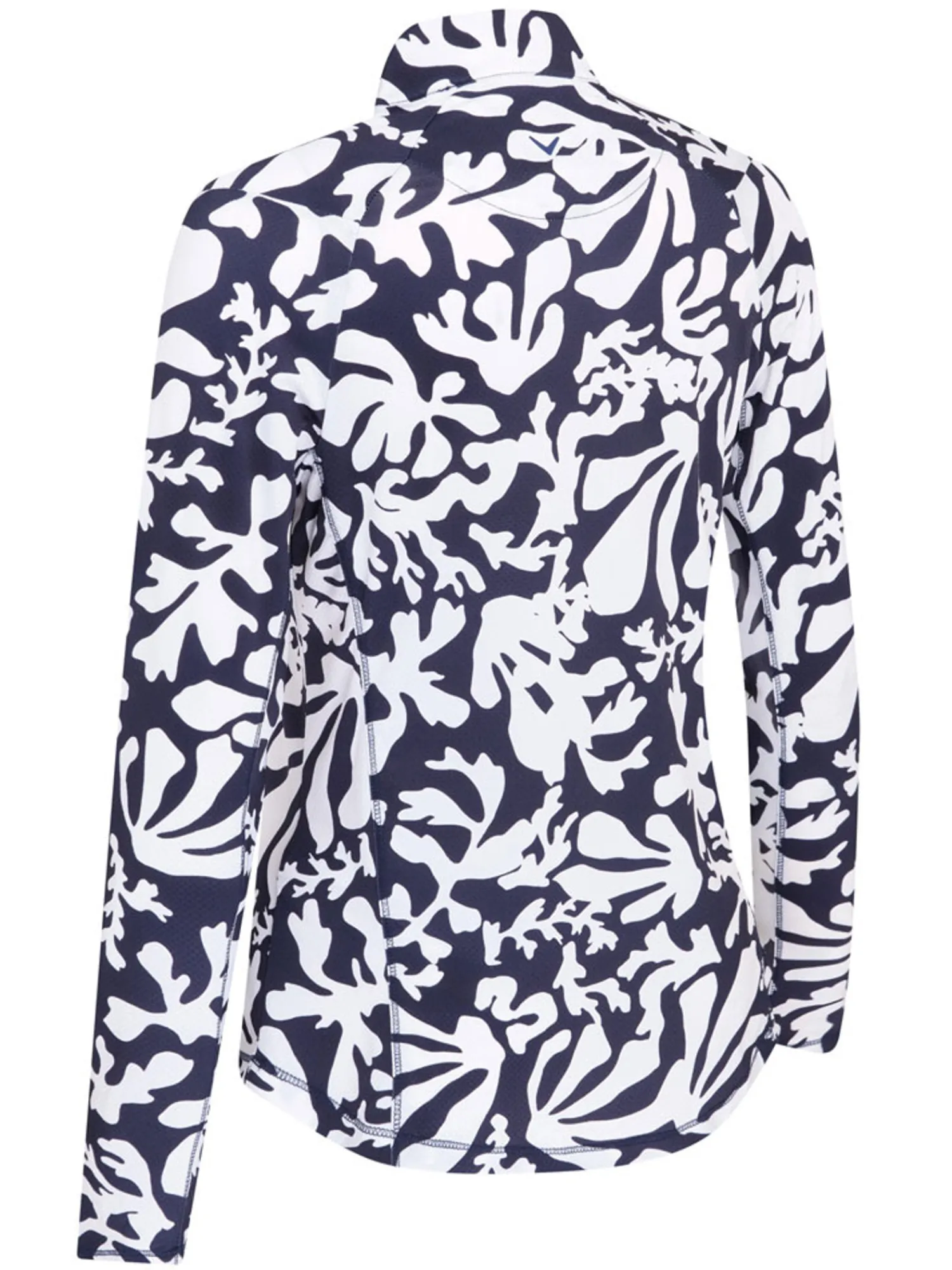 Callaway Shirts|Women's Abstract Floral Sun Protection Top - Peacoat