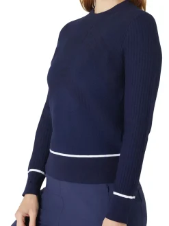 Callaway Jumpers|Women's Chev Sweater - Peacoat