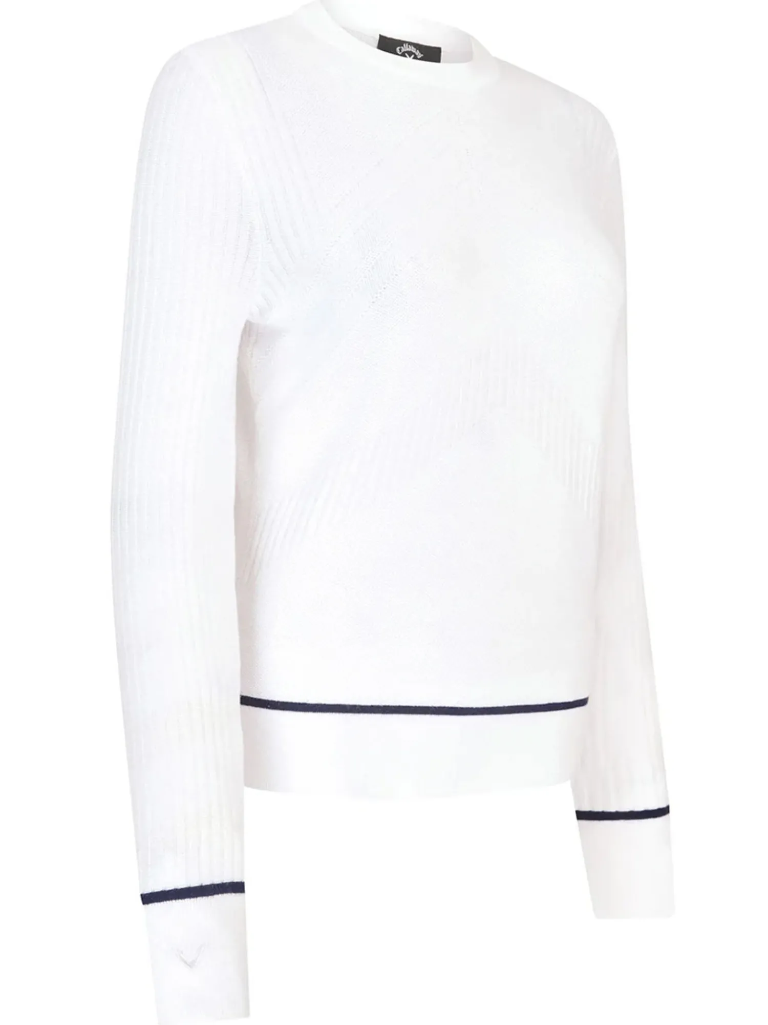 Callaway Jumpers|Women's Chev Sweater - Brilliant White