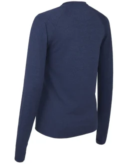 Callaway Base Layers|Women's Crew Neck Base Layer - True Navy Heather
