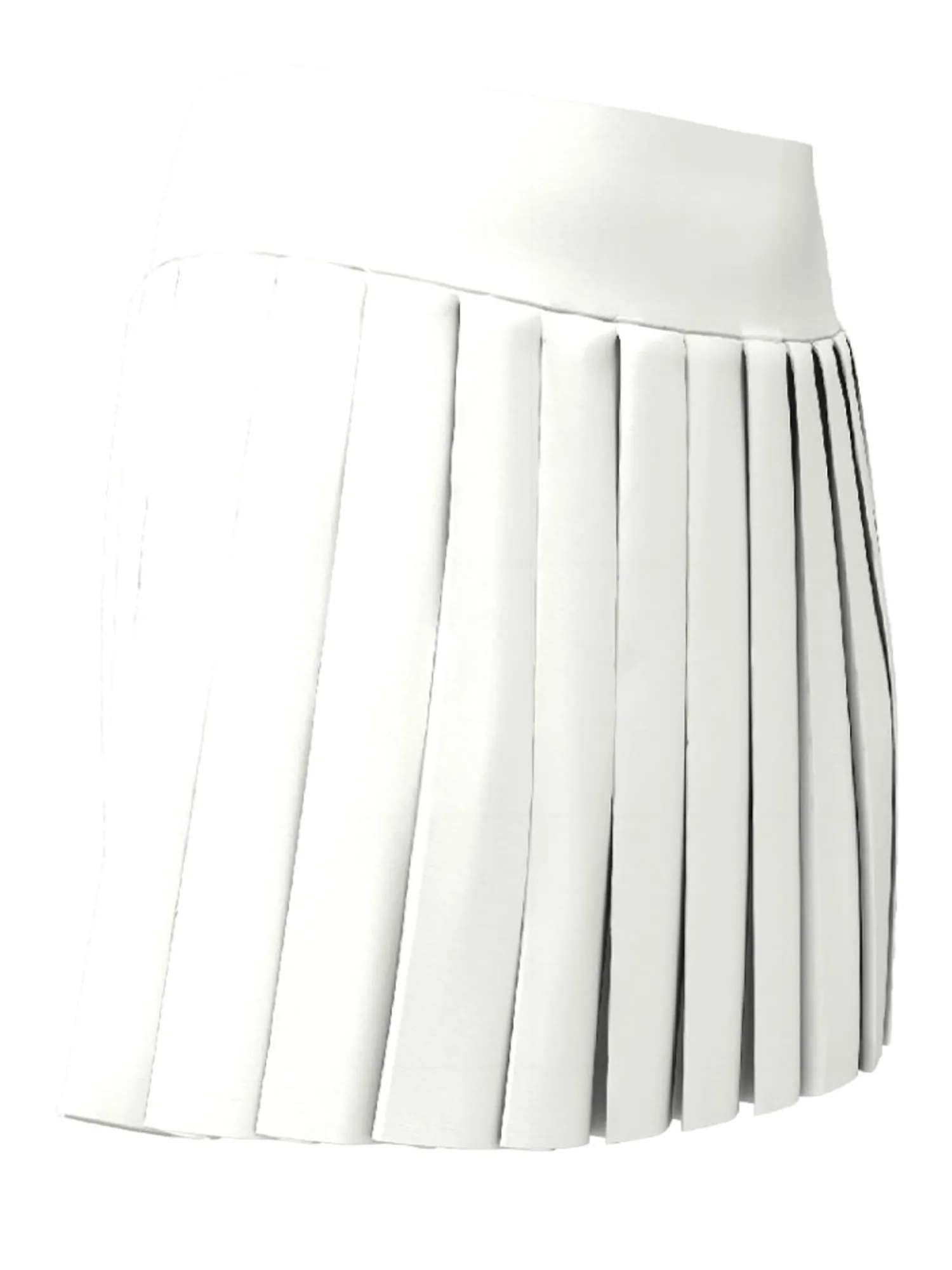 Callaway Skorts & Dresses|Women's Pleat High Waist 16-Inch Skort - Brilliant White