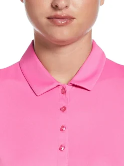 Callaway Shirts|Women's Tournament Polo - Cheeky Pink