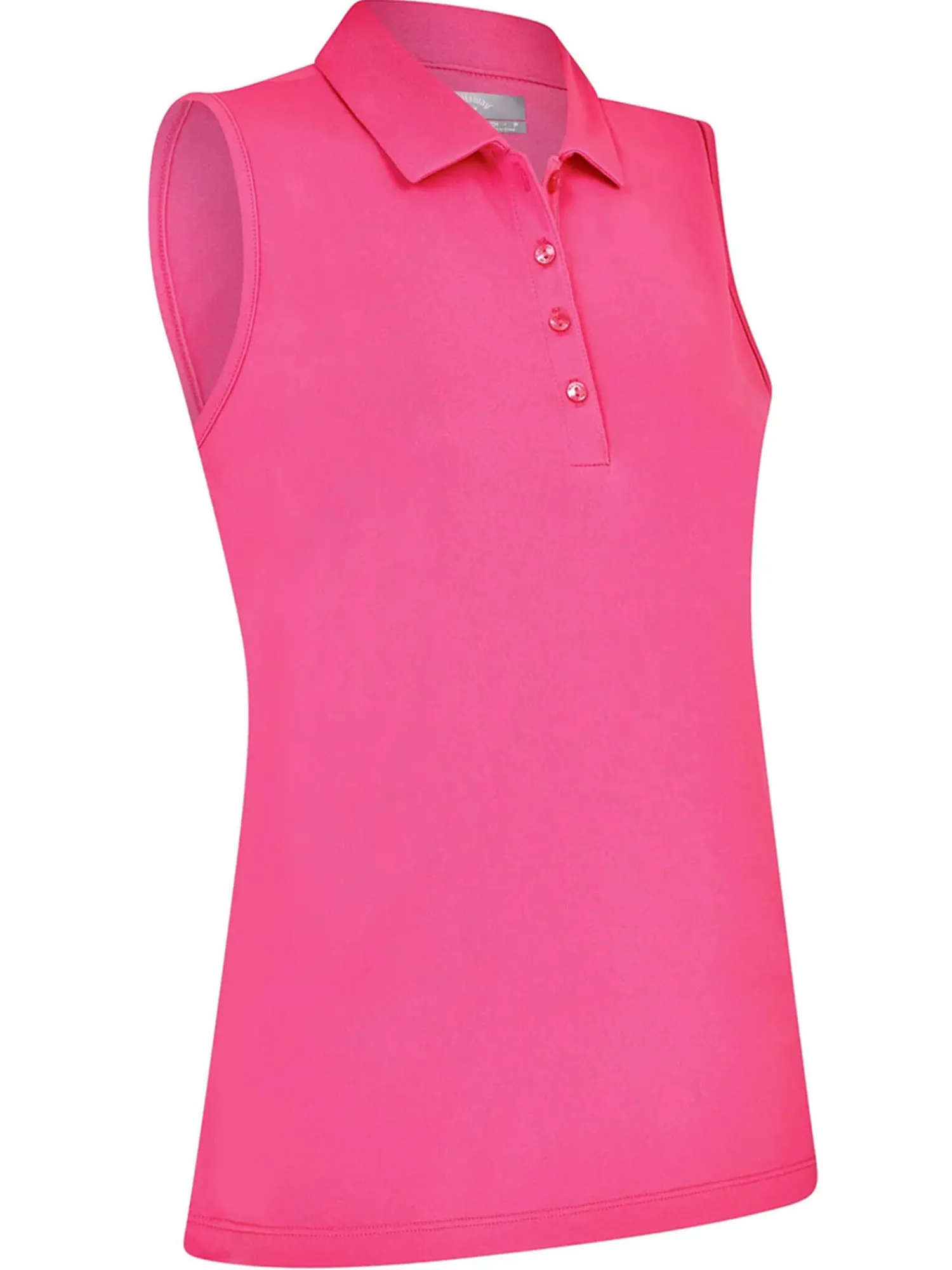 Callaway Shirts|Women's Tournament Sleeveless Polo - Cheeky Pink