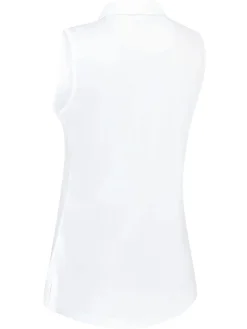 Callaway Shirts|Women's Tournament Sleeveless Polo - Bright White