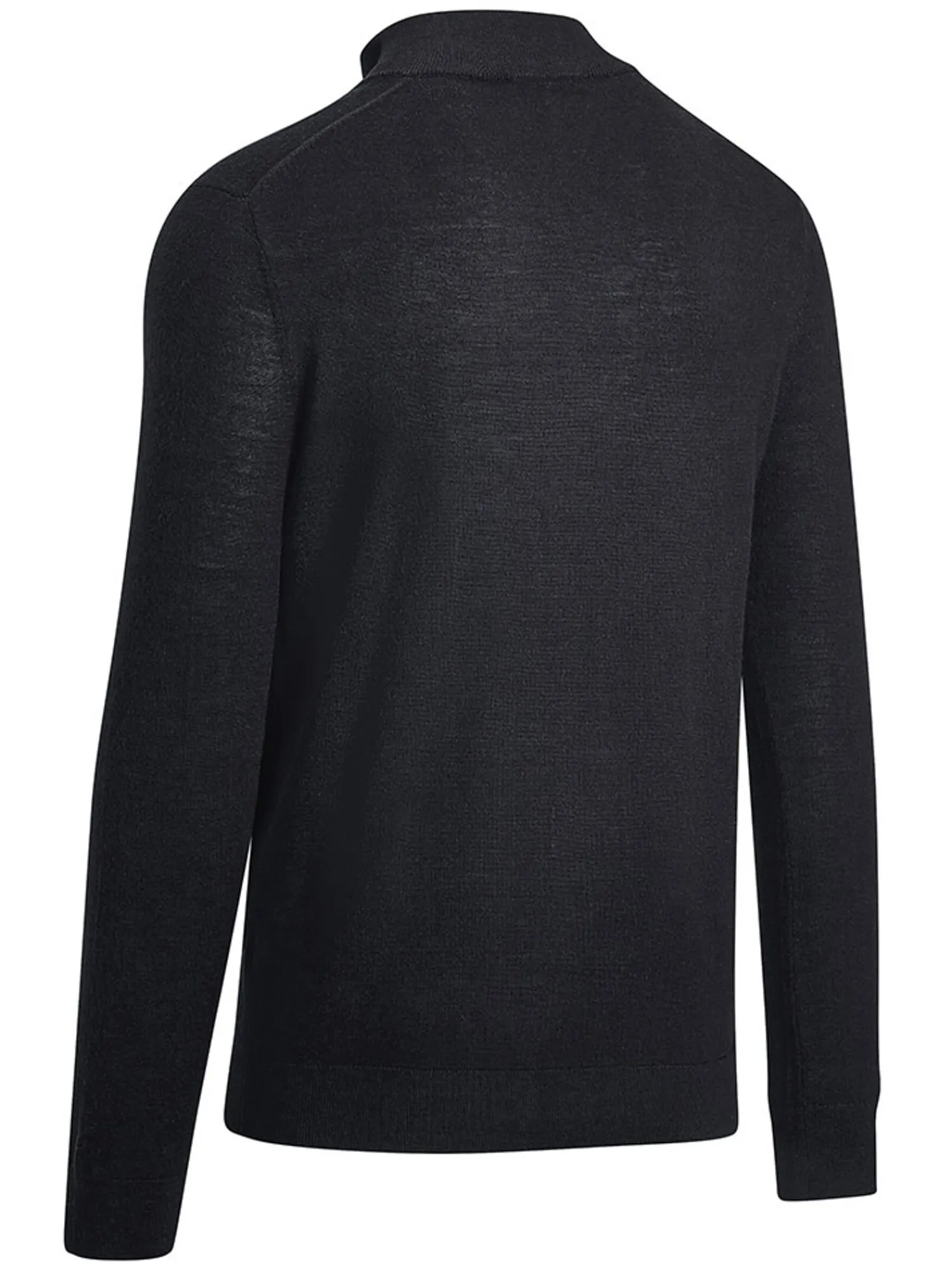 Callaway Jumpers|1/4-Zip Blended Merino Sweater - Black Ink