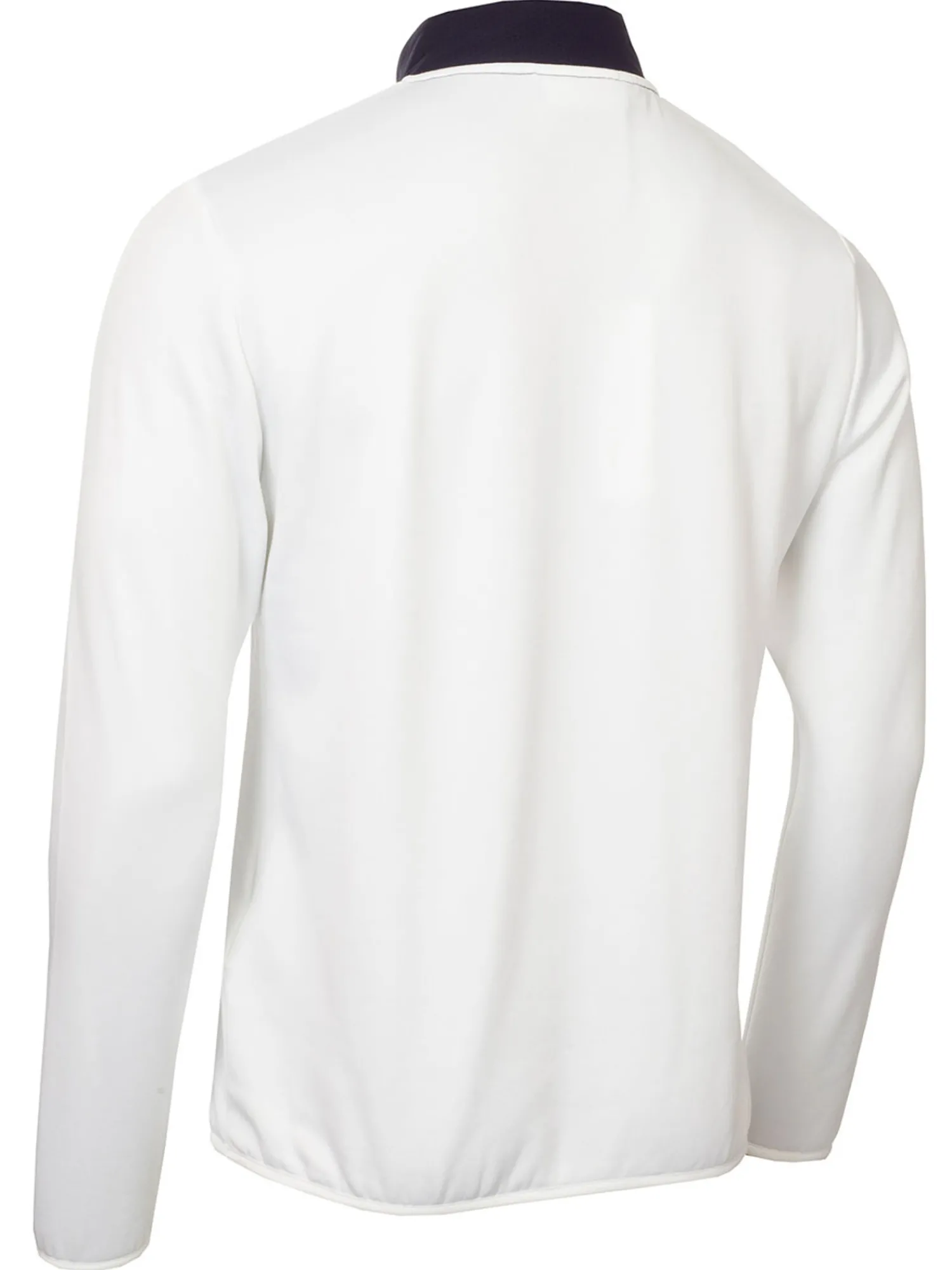 Calvin Klein Jumpers|Atlantic Hybrid Half Zip - White/Navy