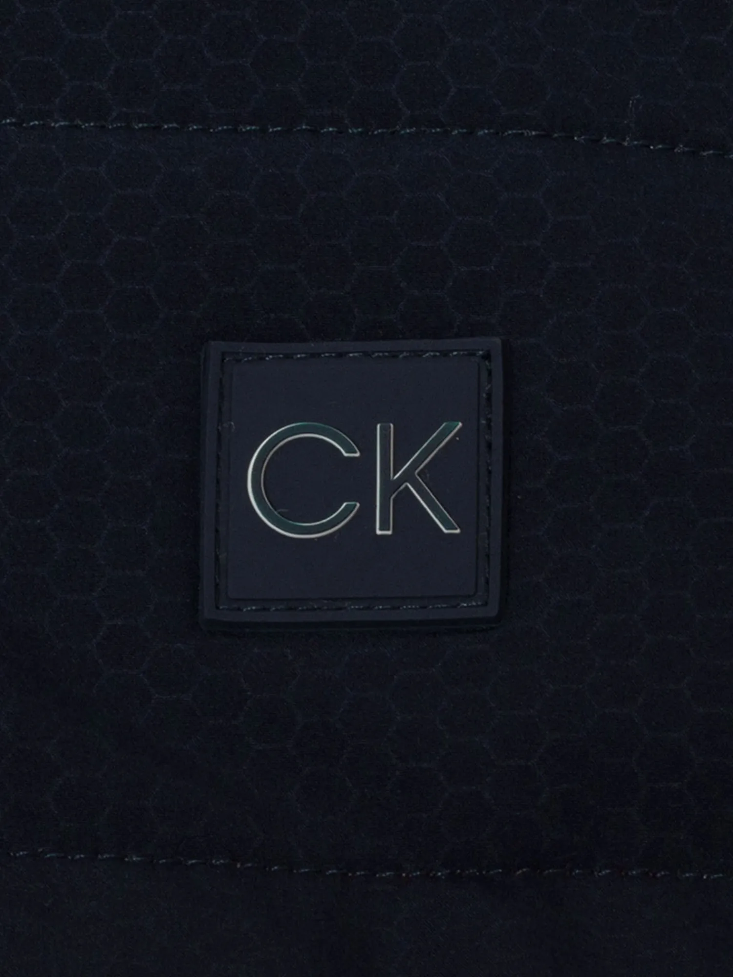 Calvin Klein Jumpers|Atlantic Hybrid Half Zip - Light Jade/Navy