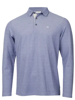 Calvin Klein Shirts|Bayard Long Sleeve Polo - French Blue