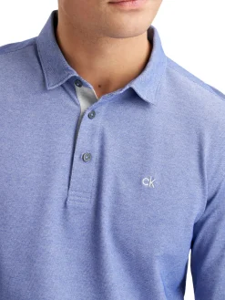 Calvin Klein Shirts|Bayard Long Sleeve Polo - French Blue