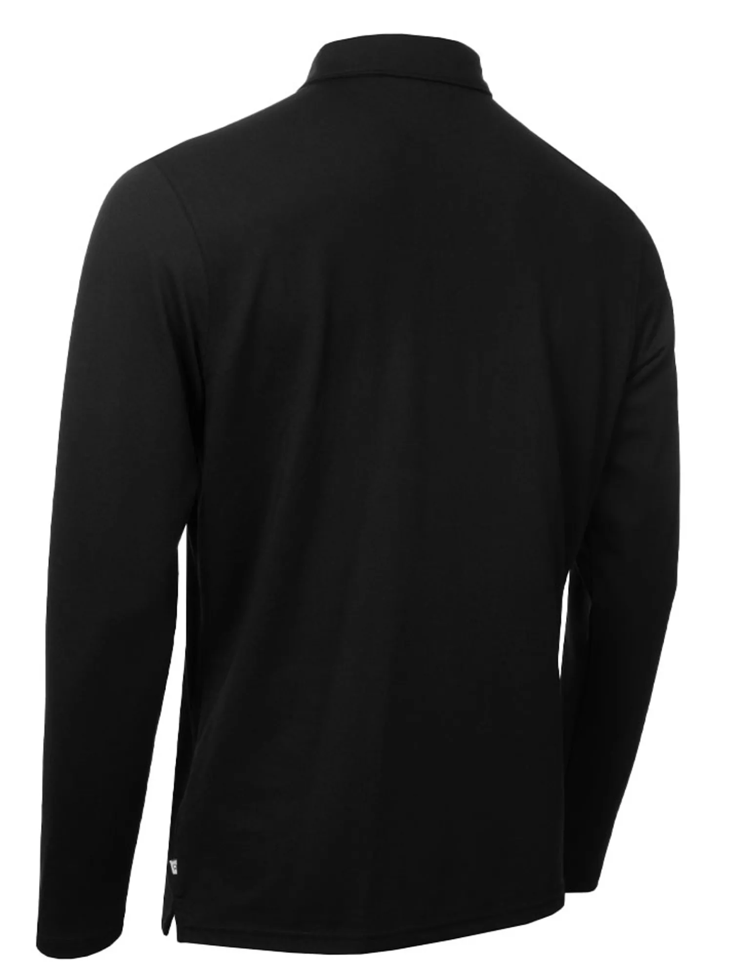 Calvin Klein Shirts|Bayard Long Sleeve Polo - Black