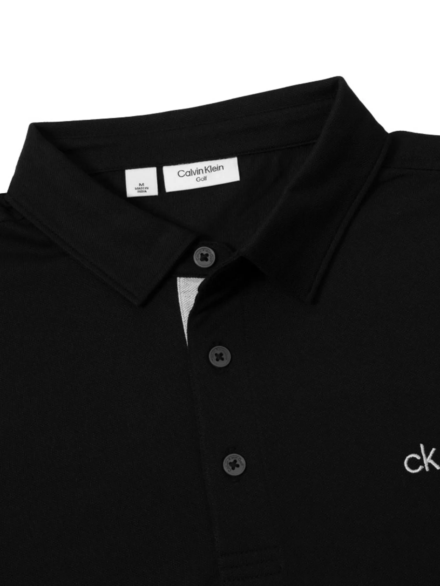 Calvin Klein Shirts|Bayard Long Sleeve Polo - Black
