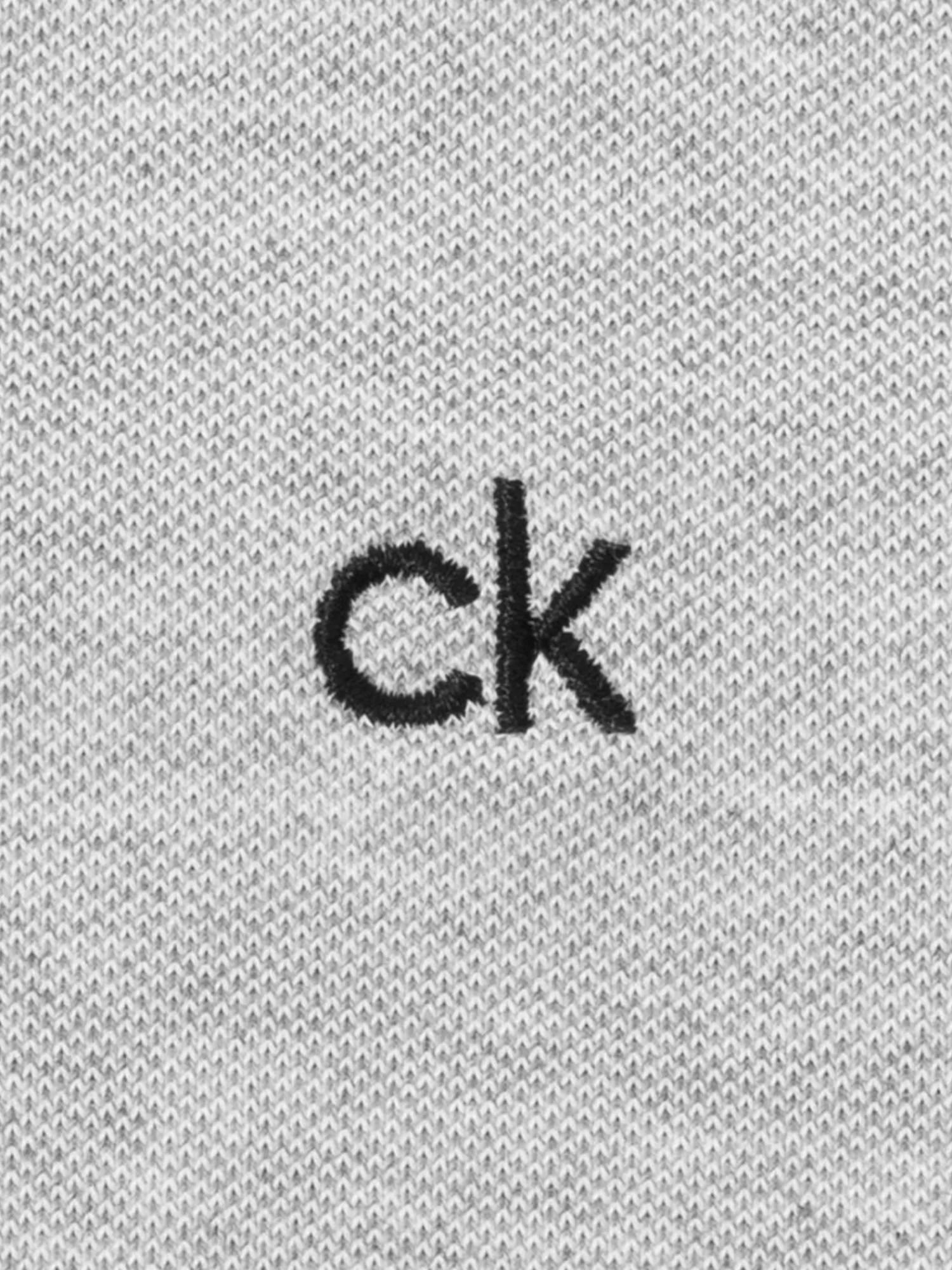 Calvin Klein Shirts|Bayard Long Sleeve Polo - Silver Marl