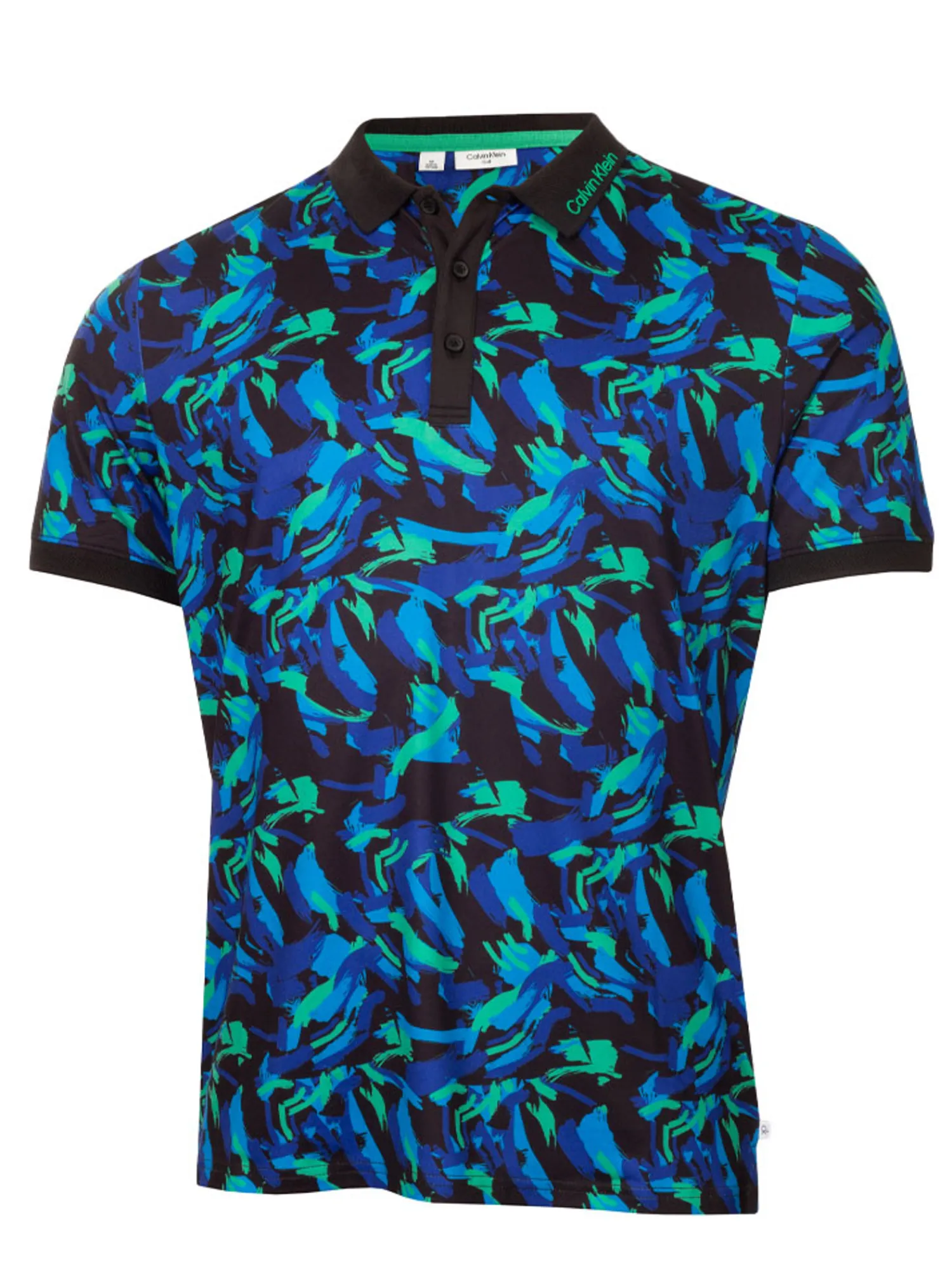 Calvin Klein Shirts|Brushstroke Print Polo - Brushstroke Print