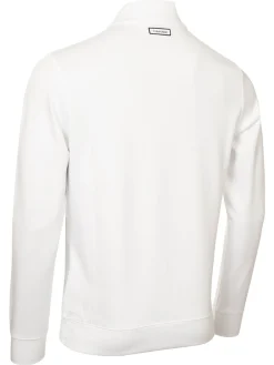 Calvin Klein Jumpers|Concord Half Zip Sweater - White