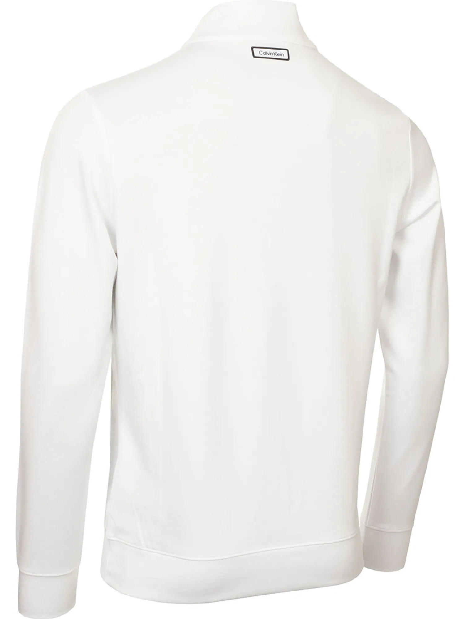 Calvin Klein Jumpers|Concord Half Zip Sweater - White