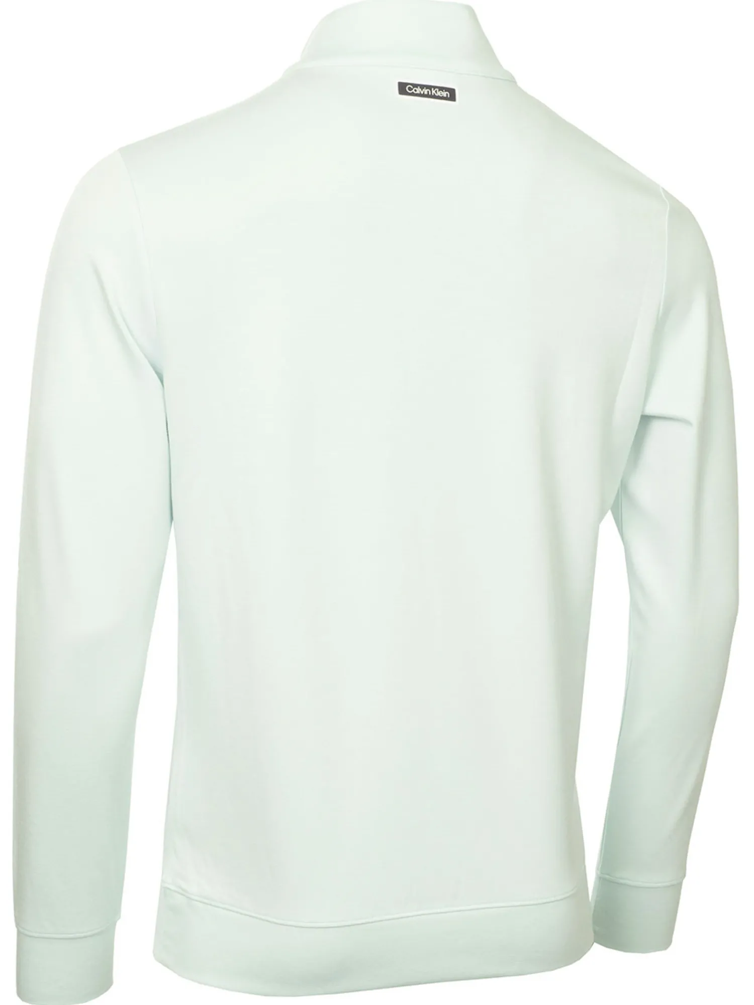 Calvin Klein Jumpers|Concord Half Zip Sweater - Light Jade