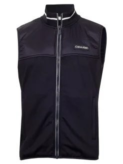 Calvin Klein Clearance Clothing|Concourse Hybrid Full-Zip Gilet - Navy
