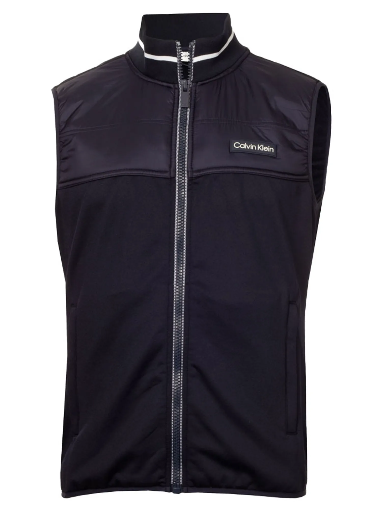 Calvin Klein Clearance Clothing|Concourse Hybrid Full-Zip Gilet - Navy
