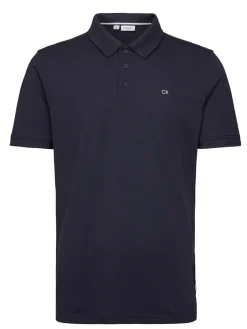 Calvin Klein Shirts|Cotton Blend Quad Polo - French Navy
