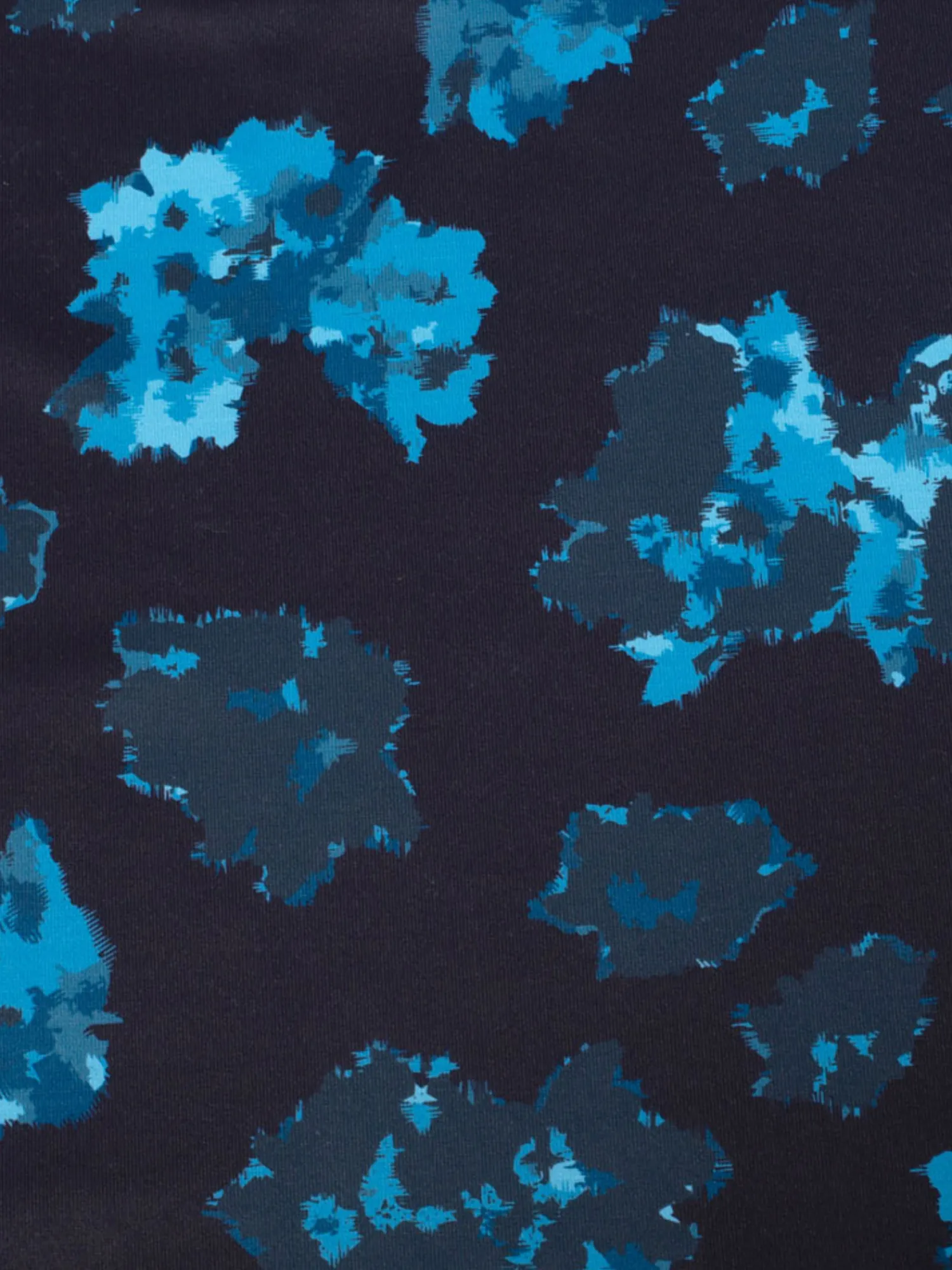 Calvin Klein Shirts|Cyber Floral Print Polo Shirt - Navy