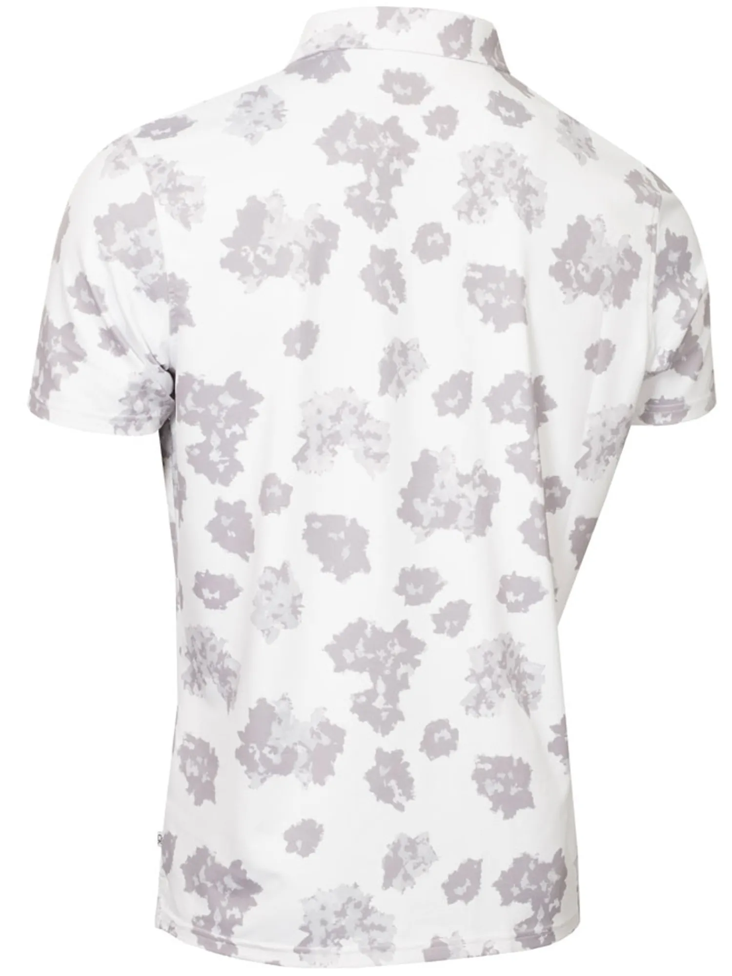 Calvin Klein Shirts|Cyber Floral Print Polo Shirt - White