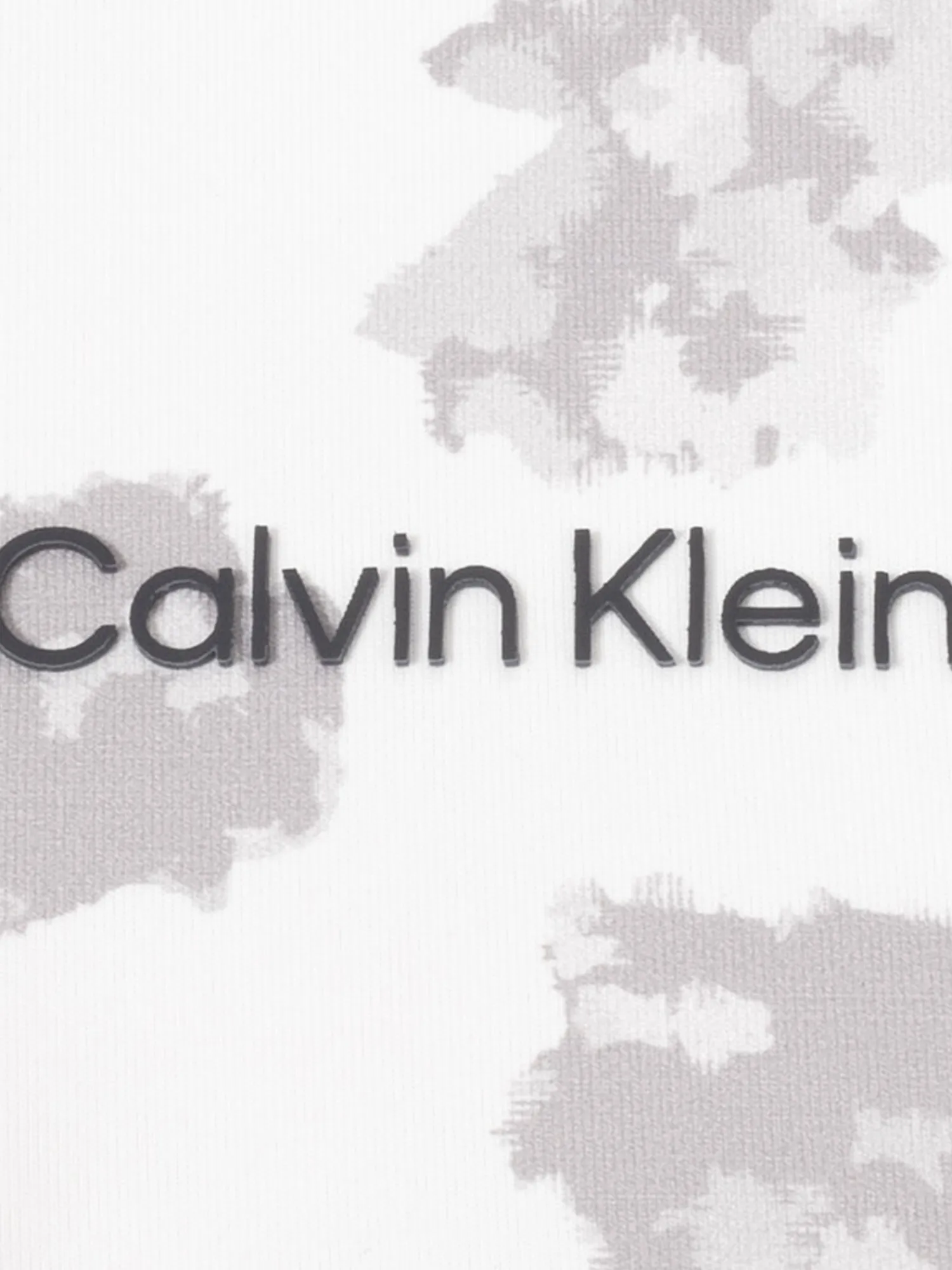 Calvin Klein Shirts|Cyber Floral Print Polo Shirt - White