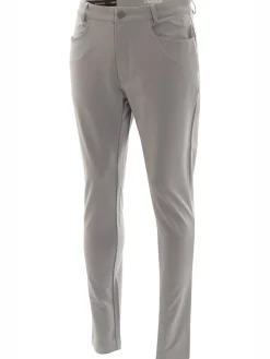 Calvin Klein Pants|Genius 4-Way Stretch Slim Fit Trouser - Silver
