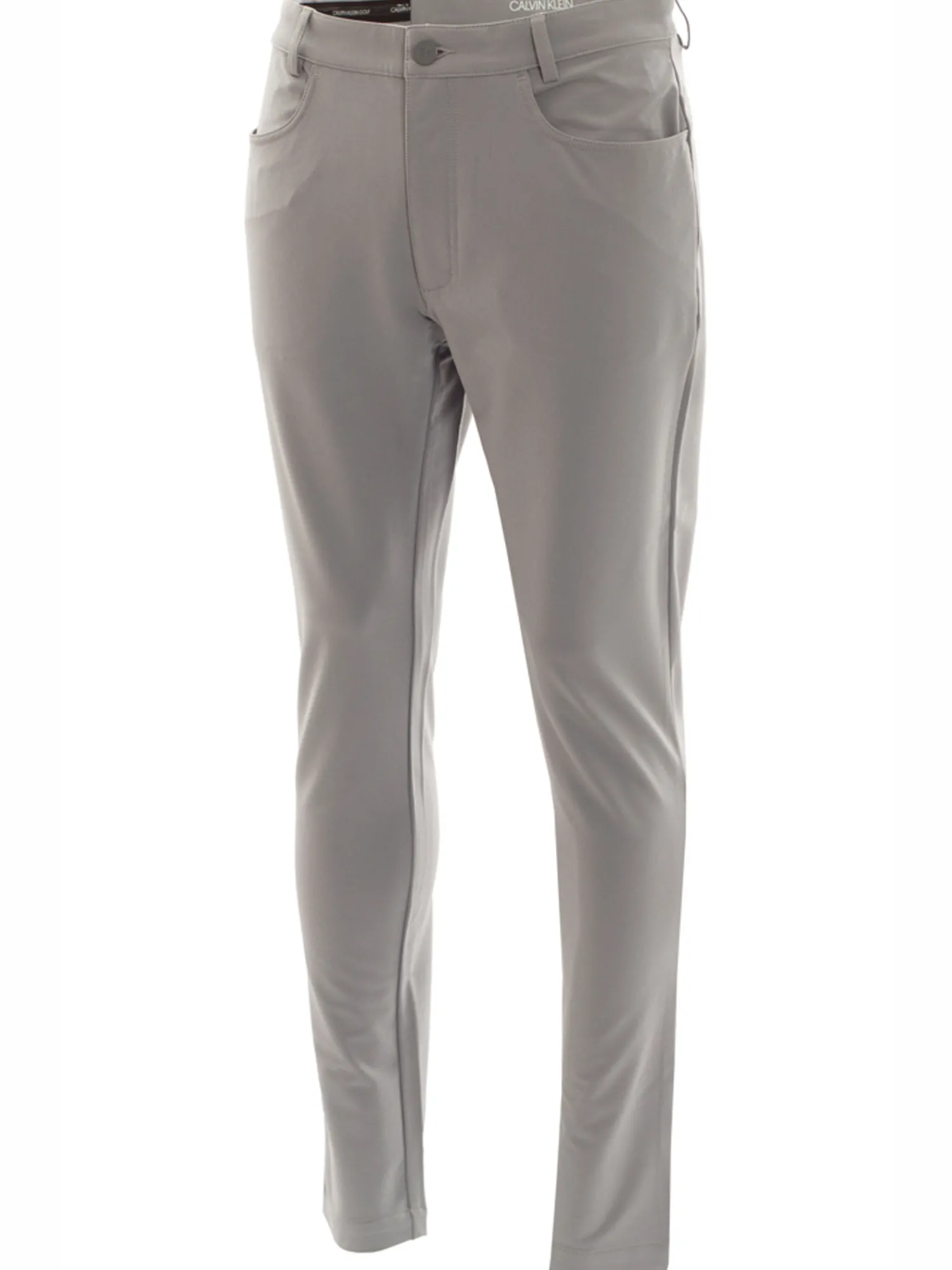 Calvin Klein Pants|Genius 4-Way Stretch Slim Fit Trouser - Silver