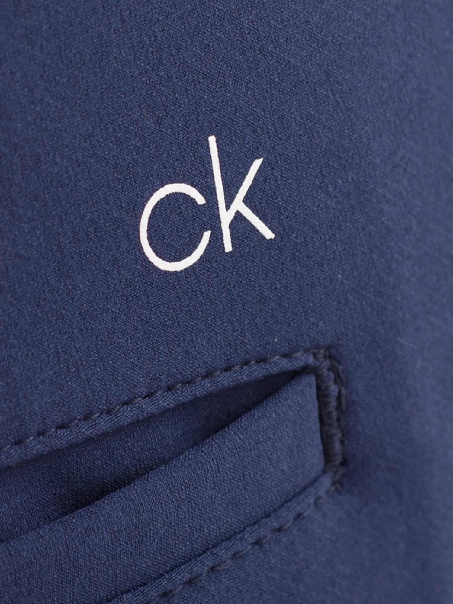Calvin Klein Pants|Genius 4-Way Stretch Slim Fit Trouser - Dark Navy