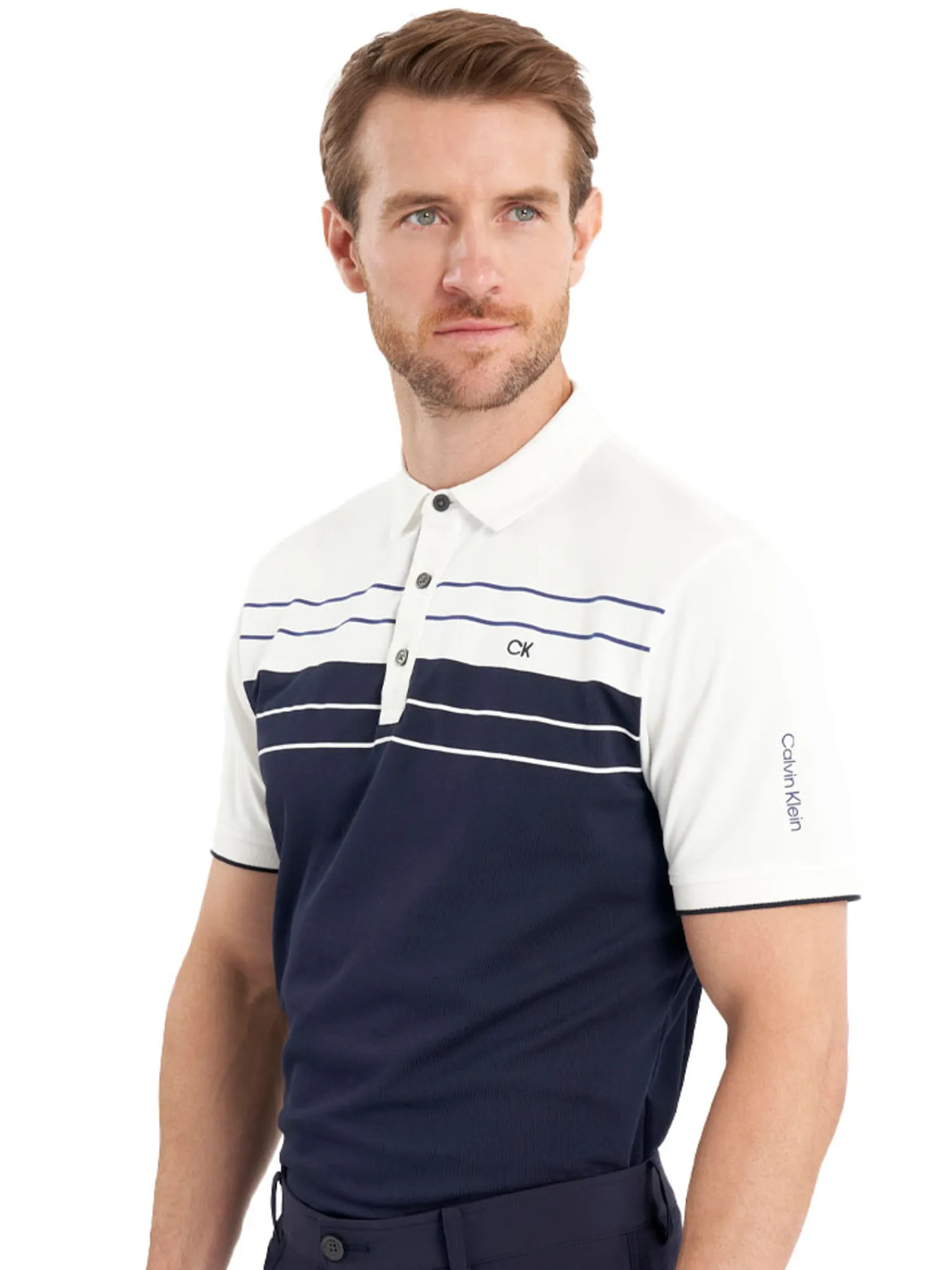 Calvin Klein Shirts|Pinebrook Polo Shirt - Navy
