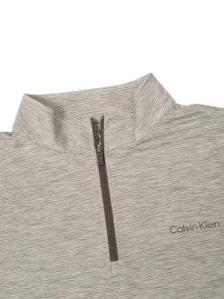 Calvin Klein Clearance Clothing|Pinehurst 1/4-Zip Layering - Silver
