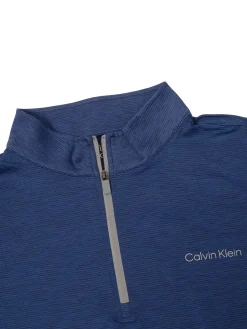 Calvin Klein Clearance Clothing|Pinehurst 1/4-Zip Layering - Dark French Navy