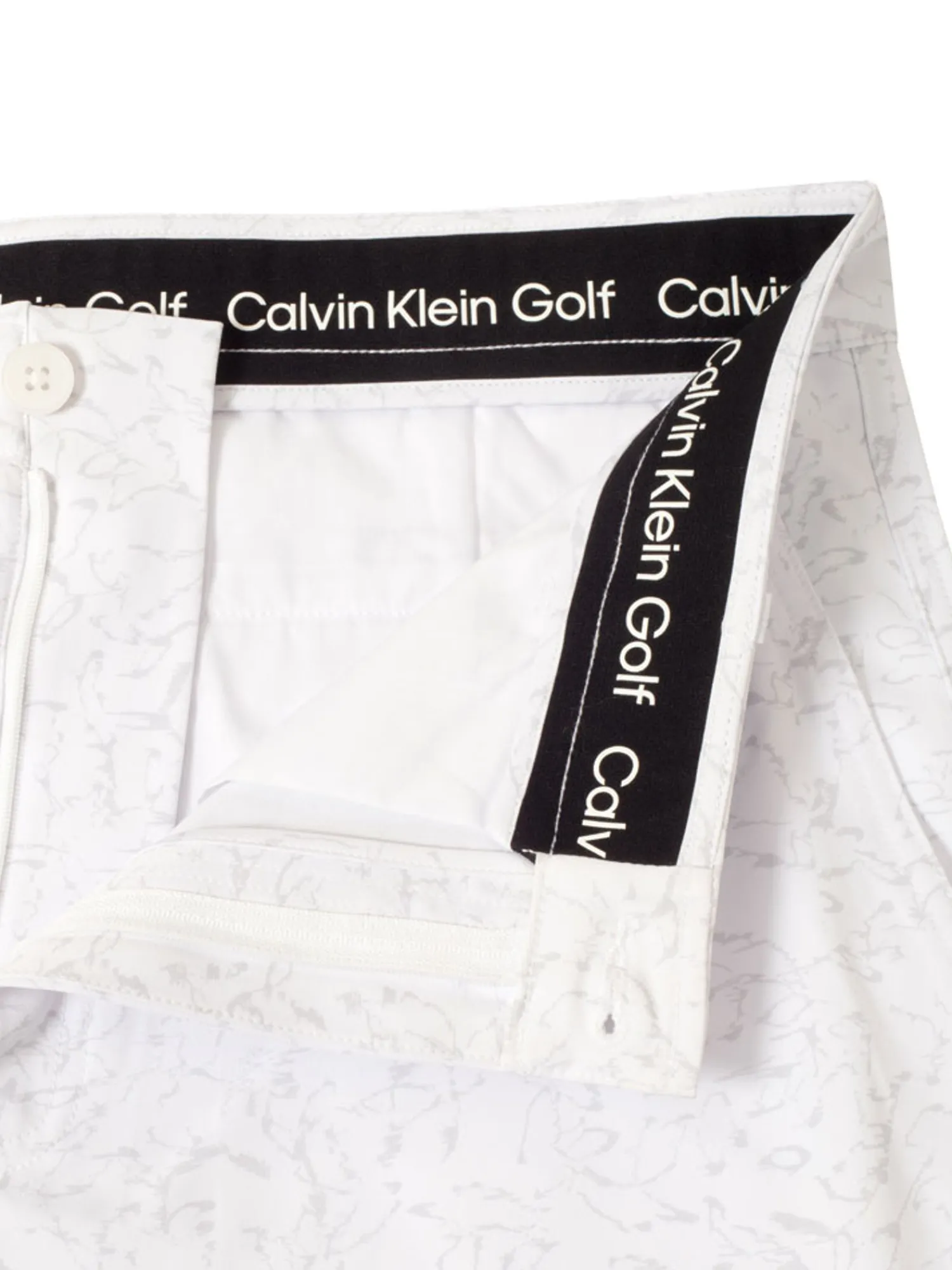 Calvin Klein Shorts|Printed Bullet Regular Fit Stretch Short - White