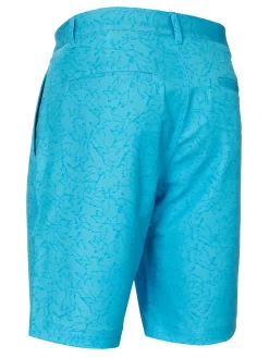 Calvin Klein Shorts|Printed Bullet Regular Fit Stretch Short - Aquarius