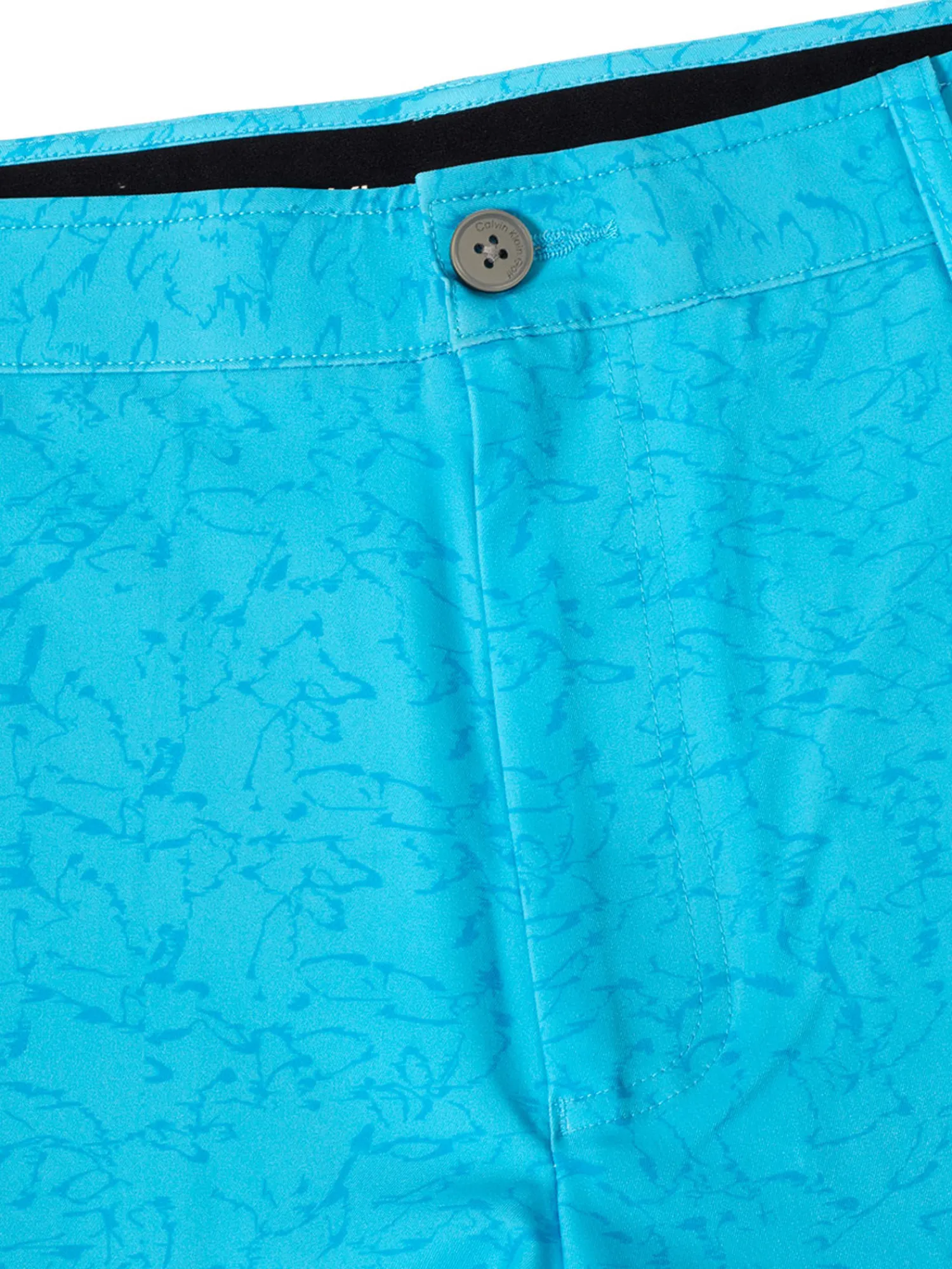 Calvin Klein Shorts|Printed Bullet Regular Fit Stretch Short - Aquarius