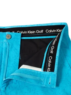 Calvin Klein Shorts|Printed Bullet Regular Fit Stretch Short - Aquarius