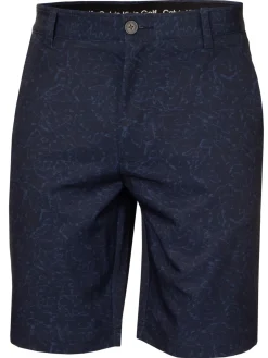 Calvin Klein Shorts|Printed Bullet Regular Fit Stretch Short - Navy