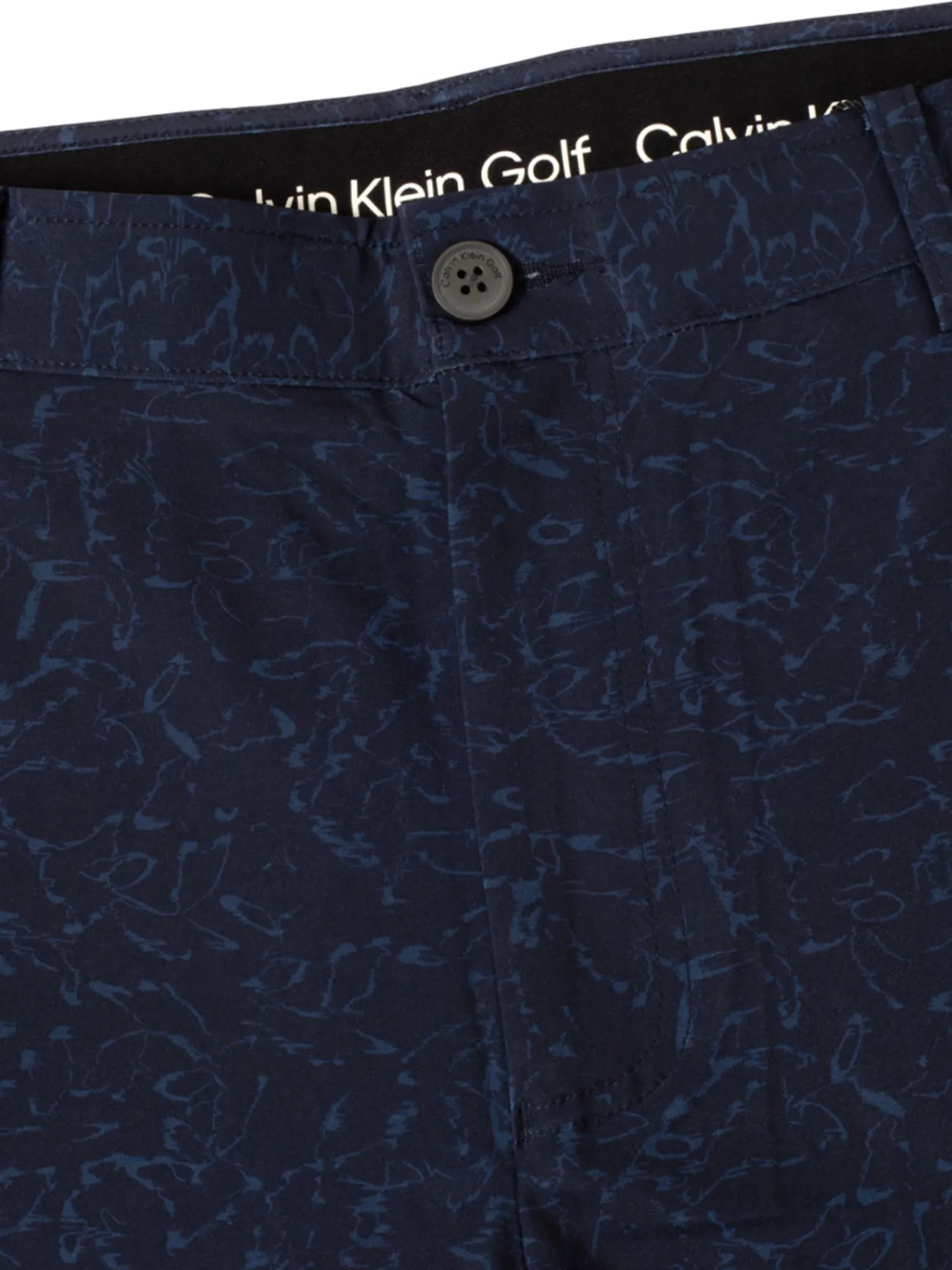 Calvin Klein Shorts|Printed Bullet Regular Fit Stretch Short - Navy