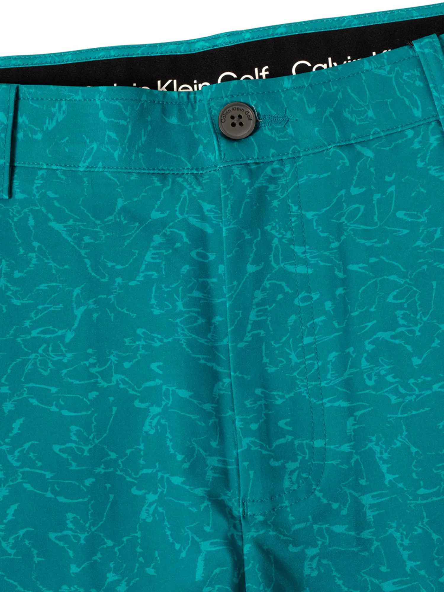 Calvin Klein Shorts|Printed Bullet Regular Fit Stretch Short - Sea Green