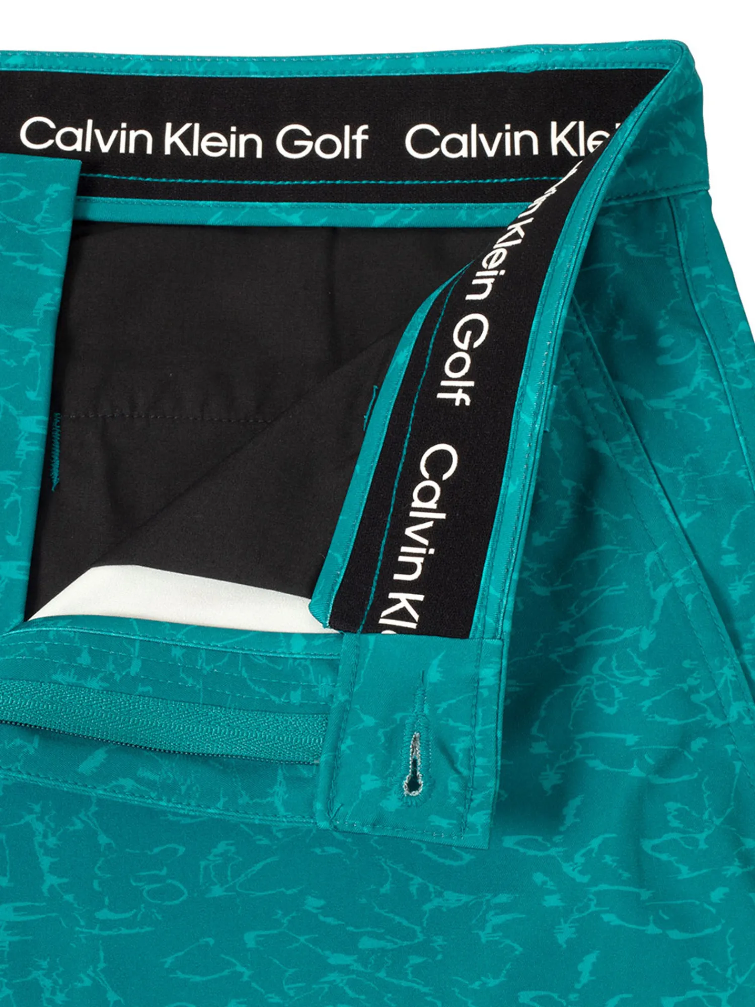 Calvin Klein Shorts|Printed Bullet Regular Fit Stretch Short - Sea Green