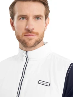 Calvin Klein Vests|Trinity Lightweight Gilet - White