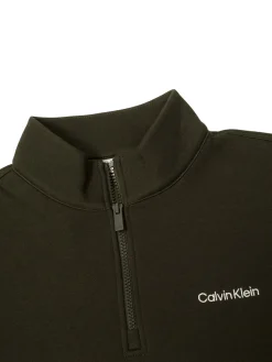 Calvin Klein Clearance Clothing|West Lake Half Zip Layering - Hunter Green