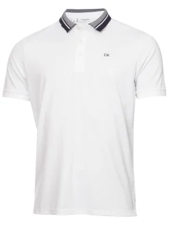 Calvin Klein Clearance Clothing|Whisper Polo Shirt - White